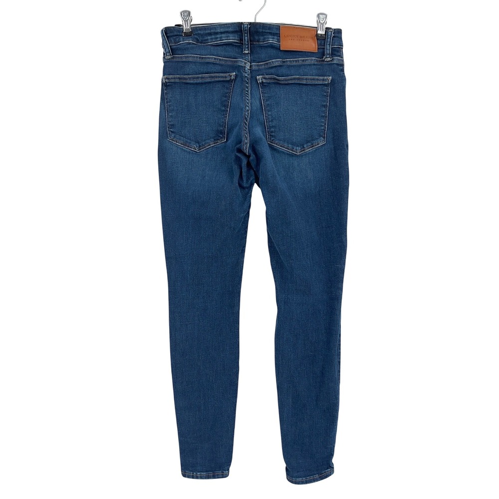 Lucky Brand Womens 6/28 Regular Lolita Skinny Jeans Blue Low Rise Denim